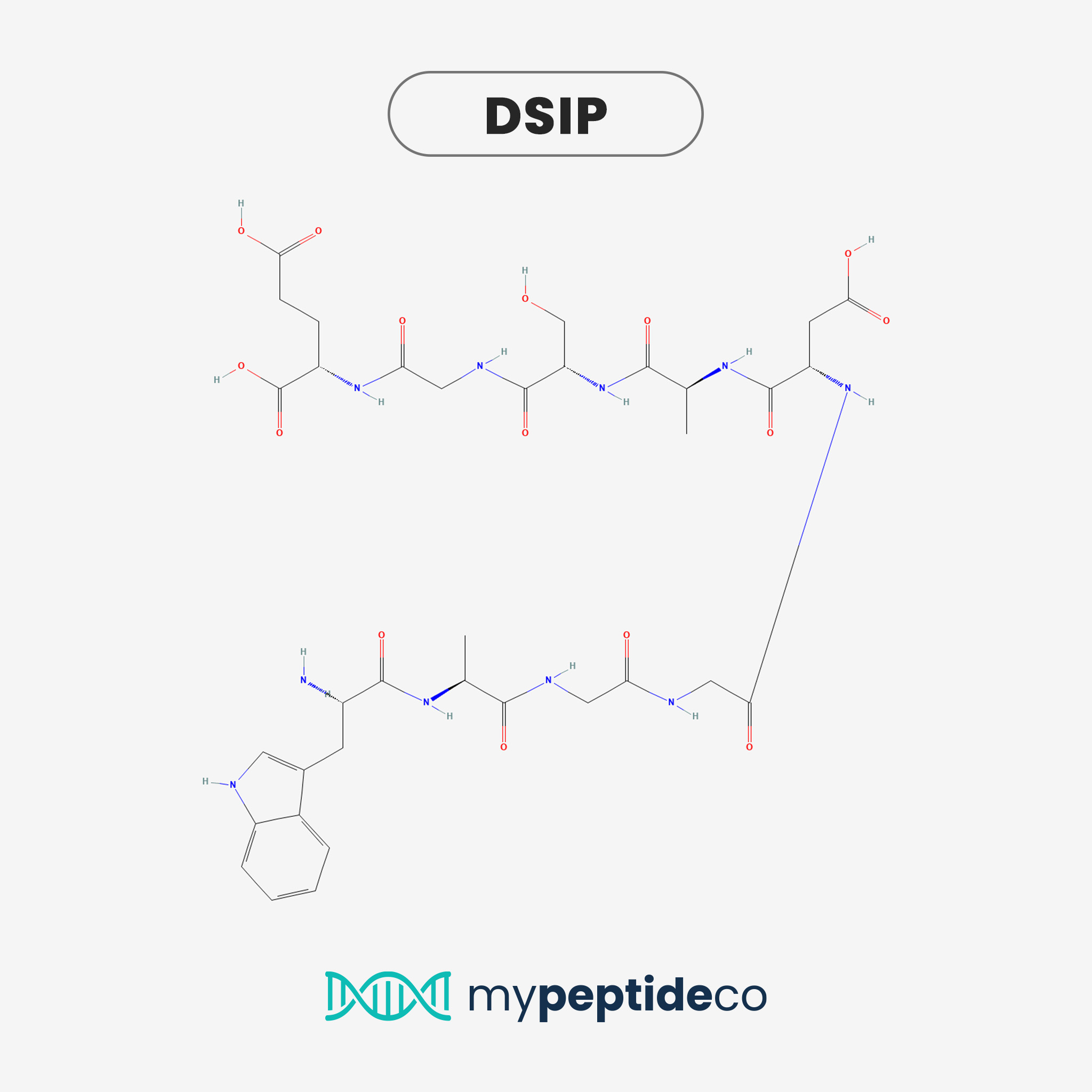 DSIP 10mg — chemical structure